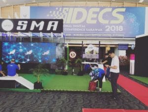 Successful Exhibition @ IDECS (International Digital Economy Conference) Sarawak 2018