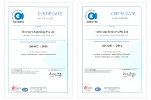 Intercorp is ISO 9001 and ISO 27001 Certified!